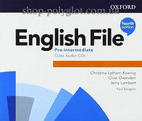 Аудіо диск English File Fourth Edition Pre-Intermediate Class Audio CDs