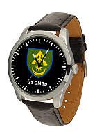 Мужские наручные часы с шевроном воинской части 31 ОМБр