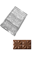 Поликарбонатная форма для шоколада Узор 3 шт