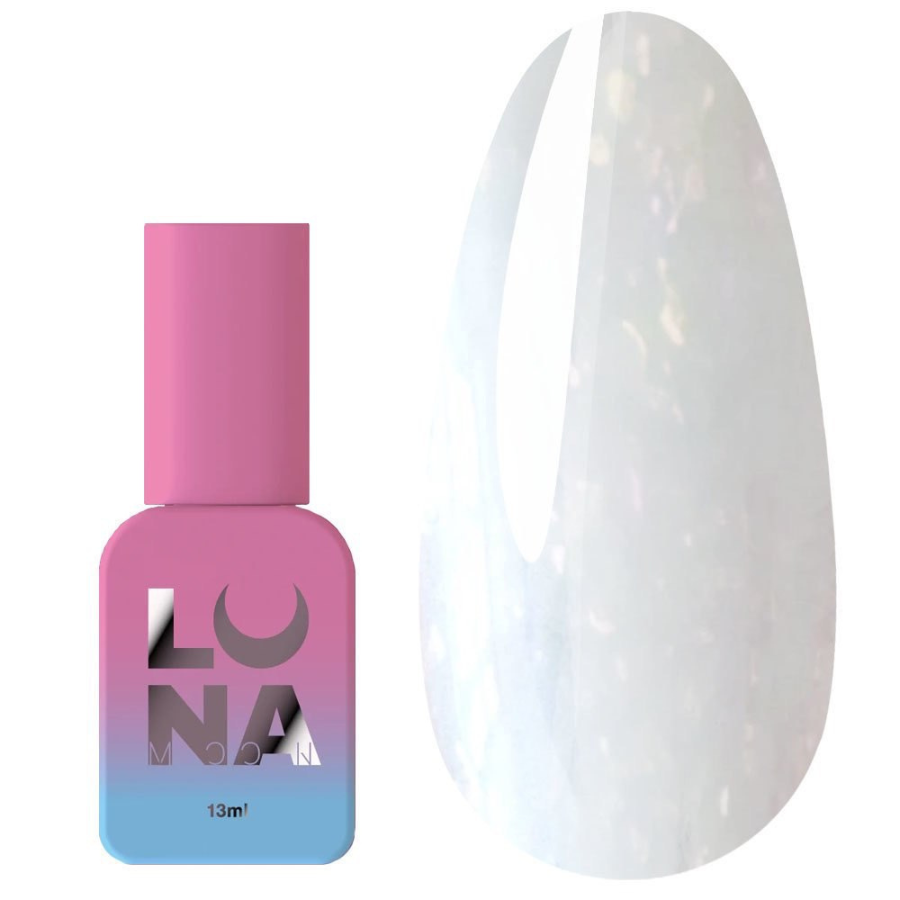 Камуфлююча база для нігтів Luna Crystal Base №1, фото 1