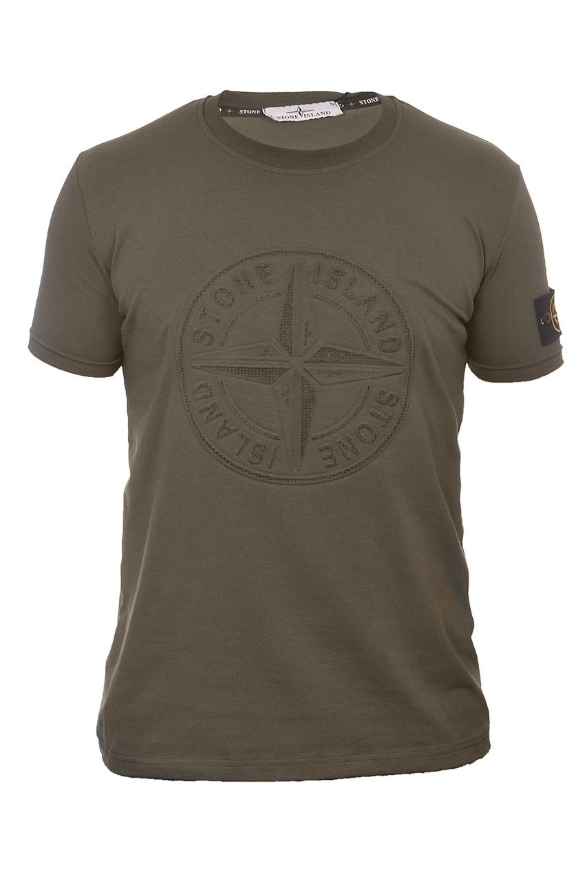Футболка чоловіча Stone Island 24-Y-249706 хакі