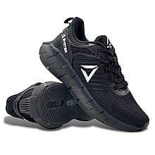 Підліткові кросівки New Yike текстильні (сітка) чорні літні/весняні