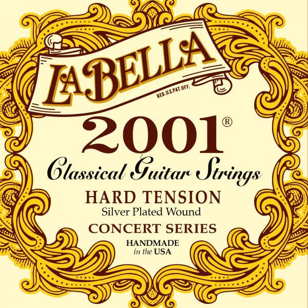Струни для класичної гітари La Bella 2001H Classical Silver Plated Hard Tension, фото 1