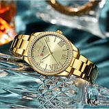 Жіночий наручний годинник Curren 9088 Gold-Gold, фото 4