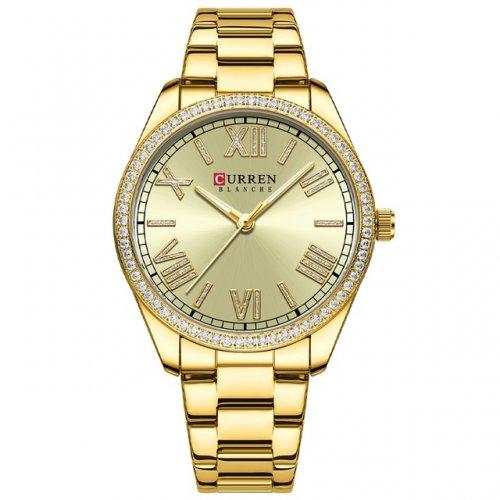 Жіночий наручний годинник Curren 9088 Gold-Gold