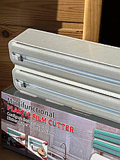 Диспенсер для кухні 3 в 1, Різак для кухні Plastic Film Cutter LY-454, фото 4
