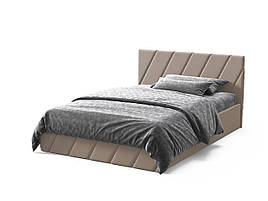 Ліжко двоспальне з підйомним механізмом 180х200 Palermo Viorina-Deko ЛДСП/велюр (каркас із ламелями) Cocoa