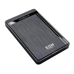 Зовнішня кишеня XON MemoryCase для 2.5" SATA HDD/SSD USB 2.0 Чорна (XHC1A12S21PB 6587)