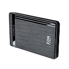 Зовнішня кишеня XON MemoryCase для 2.5" SATA HDD/SSD USB 2.0 Чорна (XHC1A12S21PB 6587), фото 3