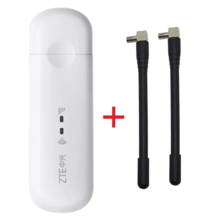 4g модем Wi Fi роутер під сім карту із двома зовнішніми антенами ZTE MF79U 150 Мбіт/с Вай Фай роутер під сім карту, фото 1