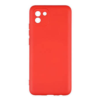 Чохол Full Case TPU+Silicone Touch для Samsung A03 4G Червоний
