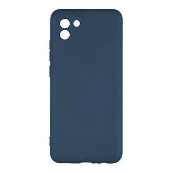 Чохол Full Case TPU+Silicone Touch для Samsung A03 4G синій