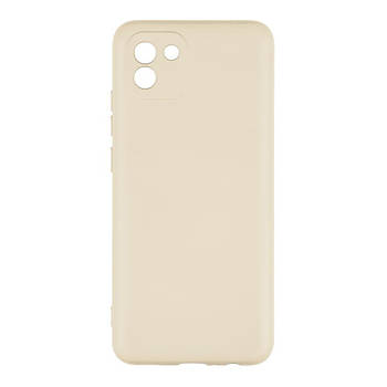 Чохол Full Case TPU+Silicone Touch для Samsung A03 4G Ivory