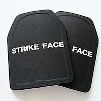 Бронеплита керамическая плита: Легкие бронепластины Strike Face, Сертифицированные, 6 класс ДСТУ, Пара 2 шт