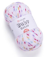 Нитки пряжа для в'язання акрилова BABY COLOR  YarnArt Беби Колор Ярнарт №  204