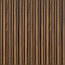 Декоративні панелі рейки Каштан під дерево дошки WPC 160*3000*23мм настінна 3Д рейка для стін композит, фото 2