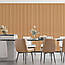 Декоративні рейки Бежеве дерево Ясен WPC 160*3000*23мм 3Д панелі для стін під дошки композит, фото 4