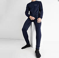 Термокомплект білизни кофта + штани  Columbia в темно синьому кольорі чоловіча
