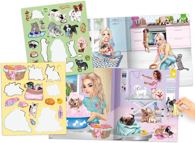 Top Model стікербук Kitty and Doggy
