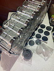 Стелаж із банками для спецій 18 шт. 120 мл, Amazon, Німеччина, фото 3