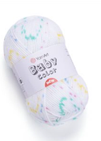 Нитки пряжа для в'язання акрилова BABY COLOR  YarnArt Беби Колор Ярнарт № 214