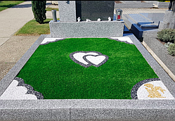 Штучна трава на могилу преміум 40 мм.