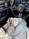 Жіноча сумка Прада біла Prada White, фото 4