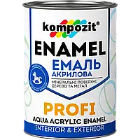 Kompozit Емаль акрилова PROFI 0.7 глянець Білий