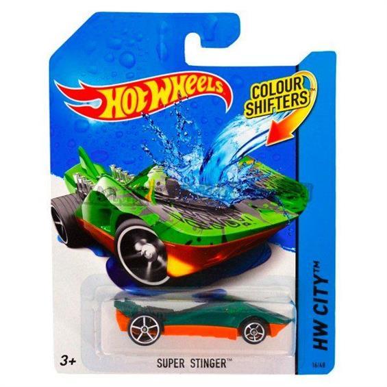 Машинка Хот Вілс Змінює колір 1:64 Super Stinger Hot Wheels Mattel BHR15/BHR19