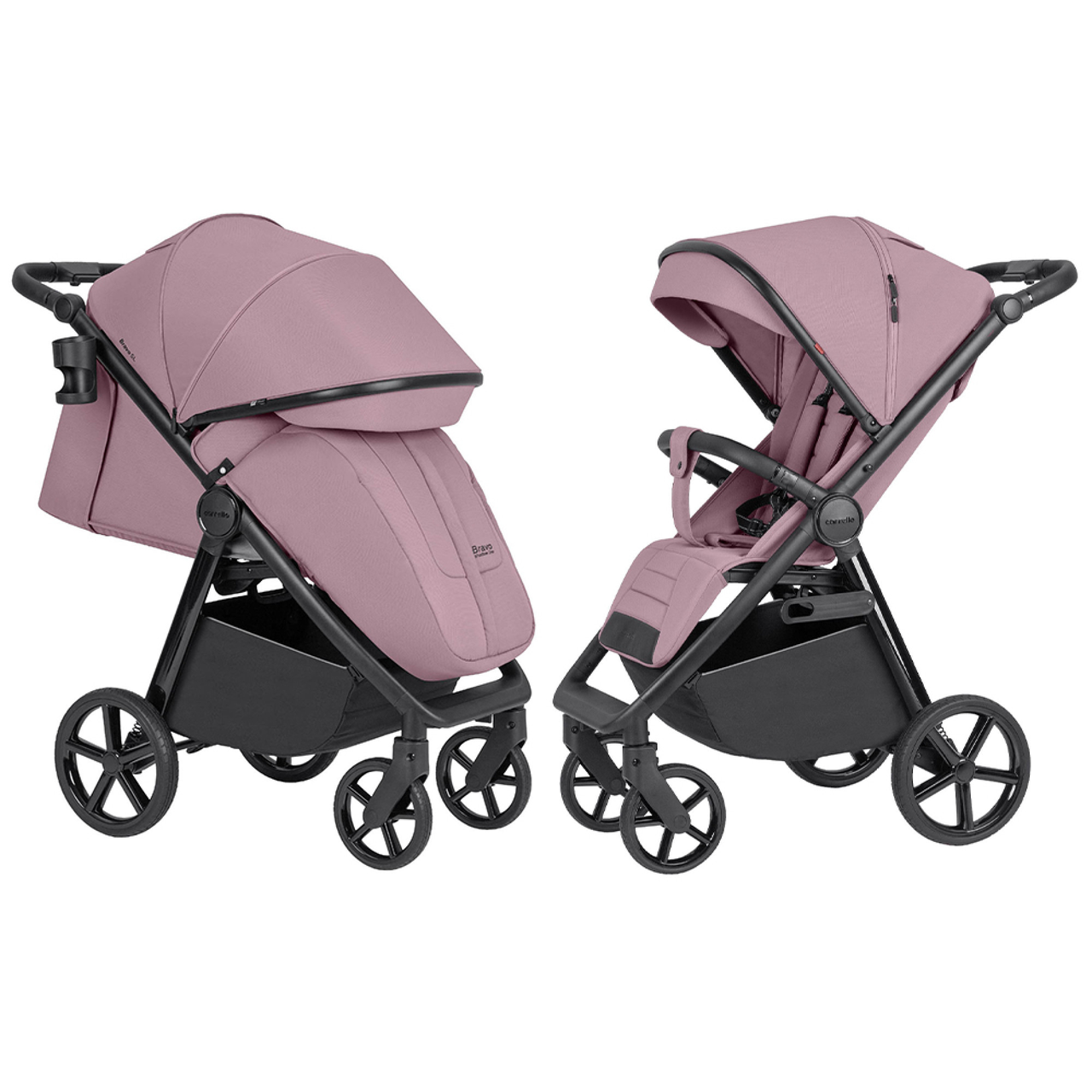Коляска прогулянкова CARRELLO Bravo SL CRL-5520 Blush Pink 2024, рожева, візочок Карелло Браво