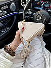 Жіноча сумка Прада бежева Prada Beige, фото 8