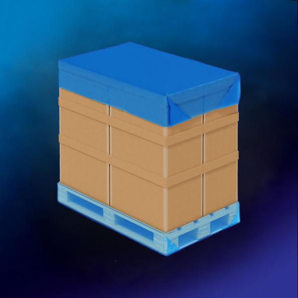 Плівка накриття поліетиленова 1200х1200х250/0,38 синя 350 шт., фото 1