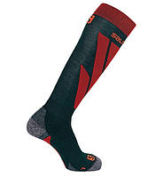 Шкарпетки гірськолижні Salomon S/ACCESS green gables/valiant poppy (LC124910056)