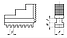 Кулячки зворотні до патрона токарного ф100 3-кул. крок 6 мм, ширина 15 мм, паз 8 мм GRIFF, фото 4