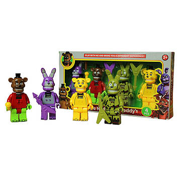 Five Nights at Freddy's ігровий набір п'ять ночей з Фредді 4е фігурки FNAF аніматори з електронним годинником