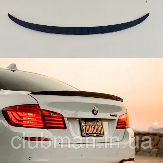 Спойлер BMW BMW (БМВ) M Performance 5 series (F10) 2010-2017 - чорний