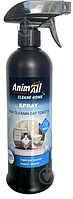Спрей AnimAll Clean Home для чистки кошачьих туалетов - 500 мл, без запаха с пробиотиками