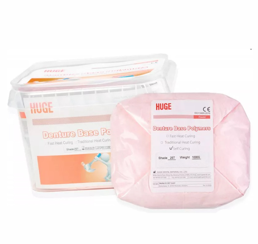 Denture Base Базисна пластмаса холодної полімеризації Self, самозатвердіння, порошок 1кг.