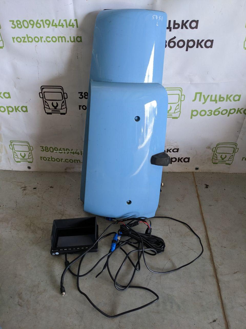 Дефлектор кабіни L (з камерою) б/в DAF XF 105 (1400011) оригінал, 390х180х730 мм, фото 1