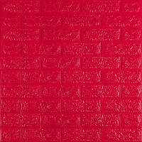 Декоративні самоклеючі 3D панелі  під цеглу Червону 700х770х7мм (008-7) SW-00000054