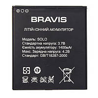 Батарея Bravis SOLO (1400 mAh) аккумулятор Бравис СОЛО