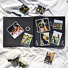 Альбом DIY з чорними сторінками серце + 18 фото | Альбом для фото чорний 40 сторінок | Чорний фотоальбом, фото 9