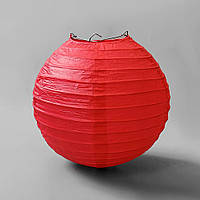 Классический красный китайский подвесной бумажный фонарик Большой