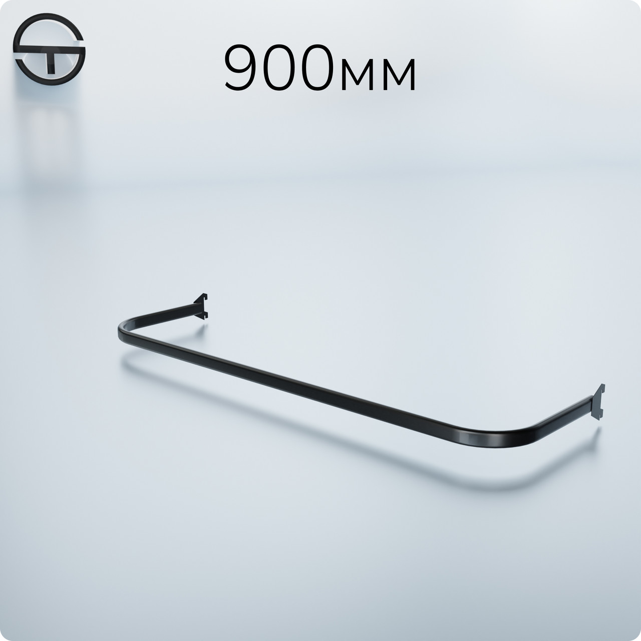 Дуга овал L 900мм (0,8мм), чорна.