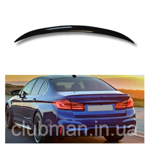 Спойлер на BMW (БМВ) 3 series (F30) 2012-2019 в стилі M Performance - чорний