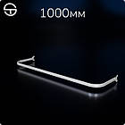 Дуга L10-0315, L1000 s0,8 (ов.тр.30x15) . Торгові дуги у збірну стійку на перфорованих опорах (ніжках) у магазин одягу, фото 10