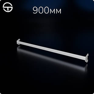 Тримач кронштейна L9-0315, білий. Рейки-опори комплектуючі до торгового обладнання