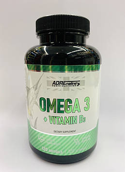 Омега - Adrenaline Omega 3+vitamin D3 / 120 softgels