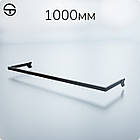 Дуга L10-8315, кв.15х30мм, L 1000мм (0.8мм), біла. Торговельні аксесуари для стійок, стелажів, рейлів у магазин одягу, фото 8