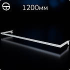 Дуга L12-8315, кв.15х30мм, L 1200мм (0.8мм), чорна. Аксесуари, фурнітура для торгових стелажів під стійки-опори та рейки, фото 8